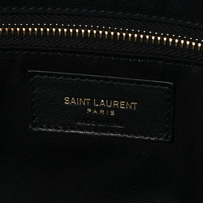 Saint Laurent Lambskin Quilted Medium Icare Shopping Tote Black 7 of 12