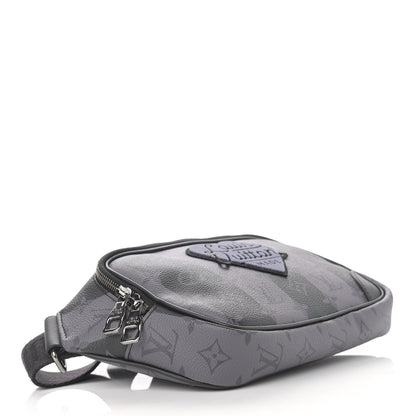 Louis Vuitton X NIGO Monogram Eclipse Stripes LV Heart Modular Sling Bag 4 of 11