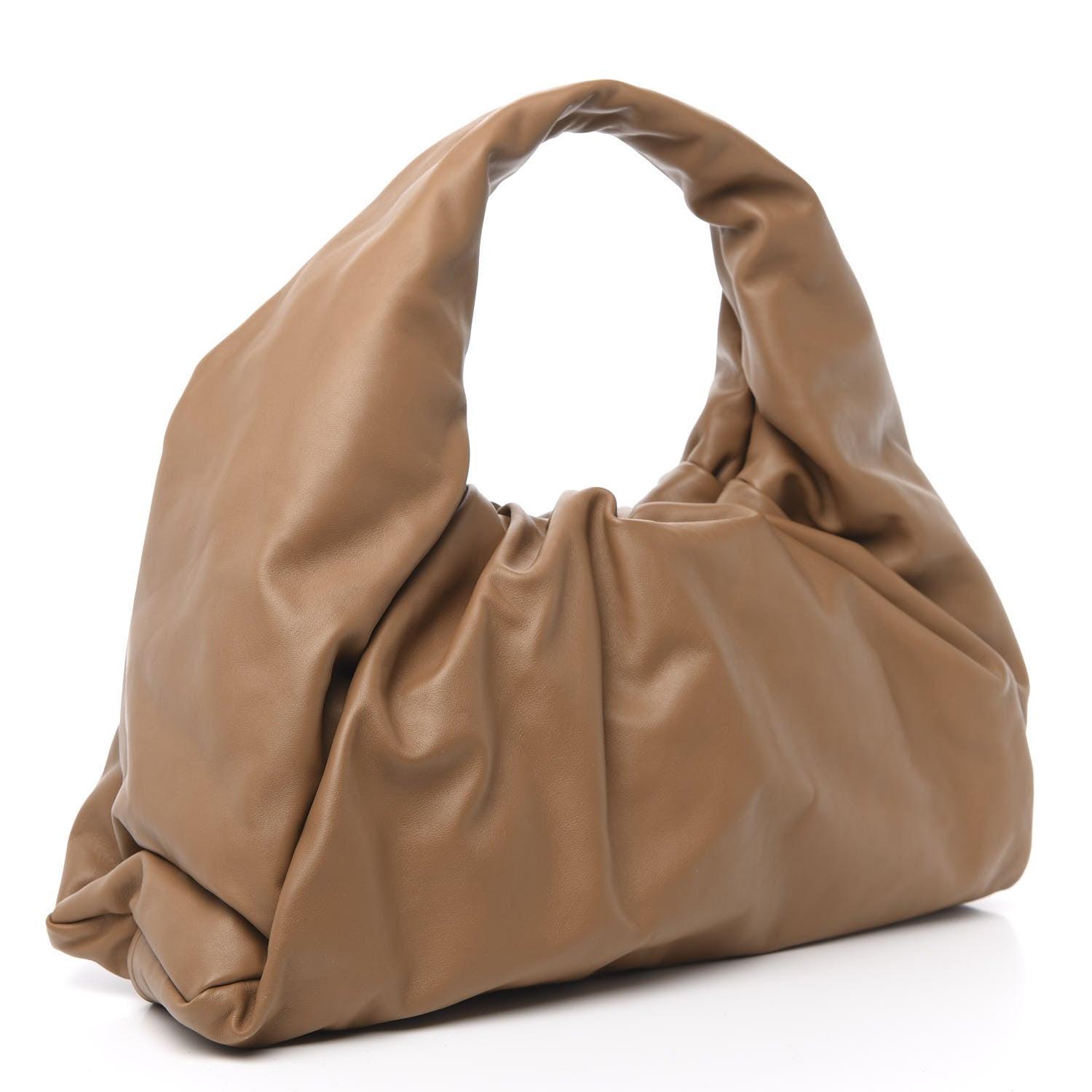 Bottega Veneta Smooth Butter Calfskin The Shoulder Pouch Cammello 3 of 9