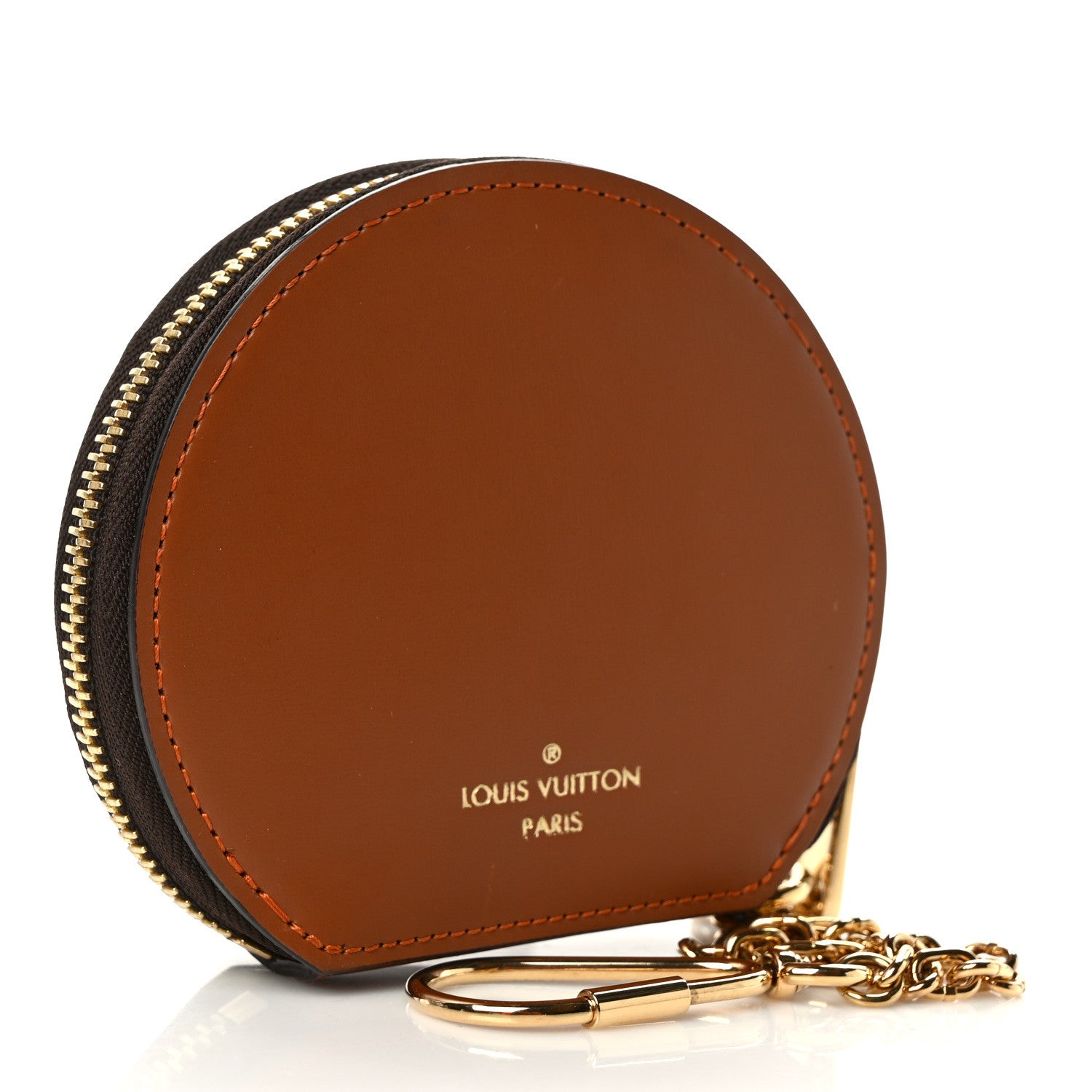 Louis Vuitton Calfskin Catogram Micro Boite Chapeau Marron 3 of 6