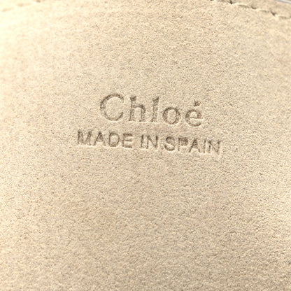 Chloe Suede Calfskin Small Faye Shoulder Bag Full Blue Mustard 6 of 9