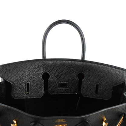 Hermes Togo Birkin 25 Black 10 of 22