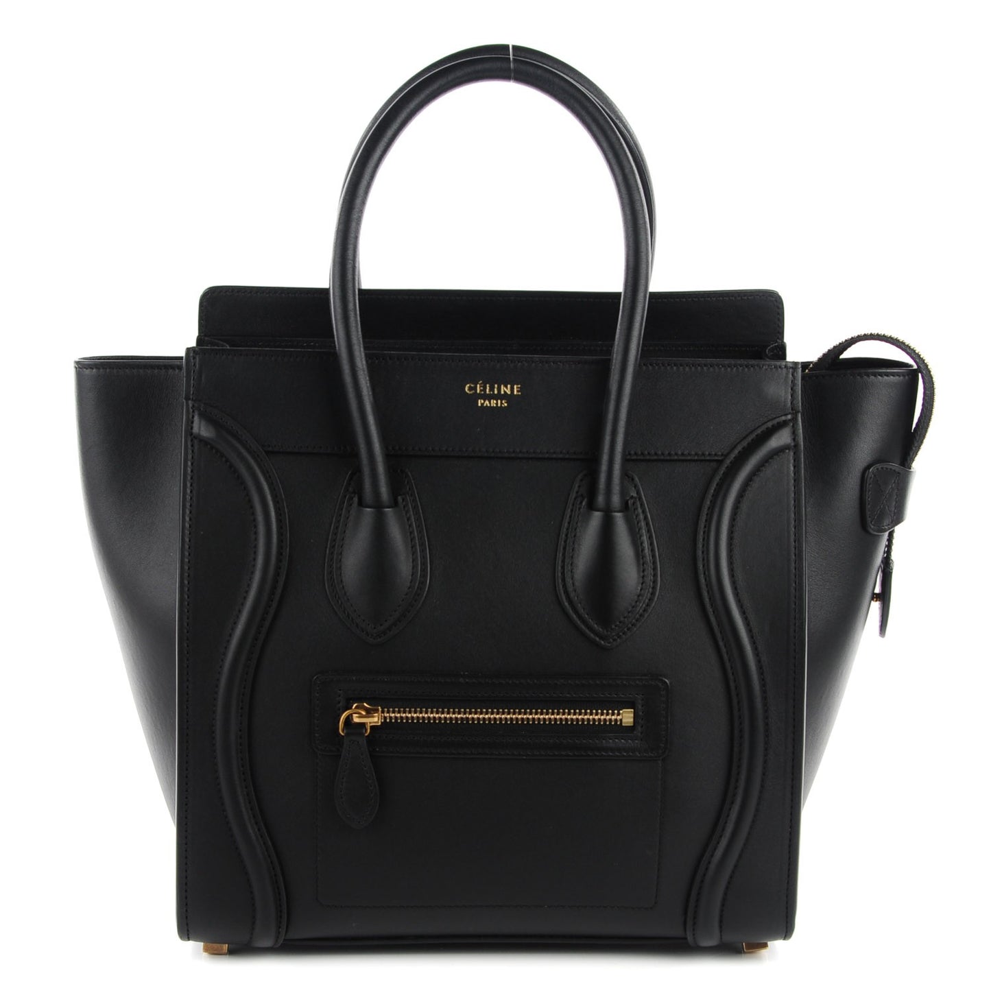 Smooth Calfskin Micro Luggage Black