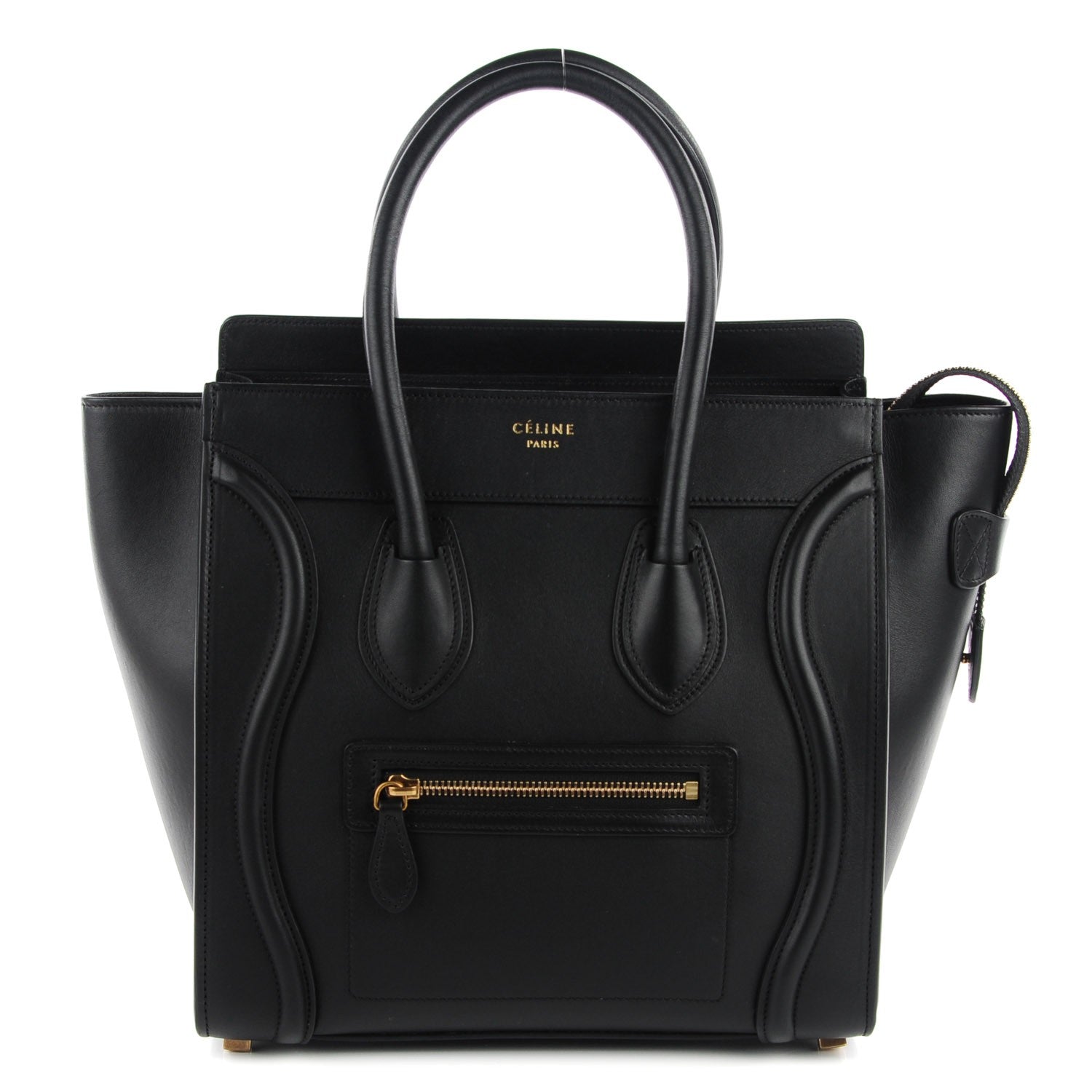 Celine Smooth Calfskin Micro Luggage Black 1 of 8