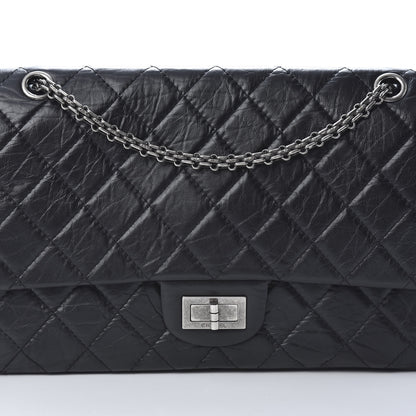 Chanel Aged Calfskin Quilted 2.55 Reissue 227 Flap Black 8 of 14