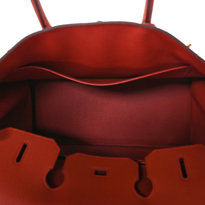 Hermes Togo Birkin 35 Brique 5 of 11