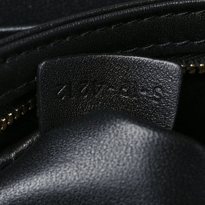 Celine Shiny Calfskin Medium Triomphe Black 7 of 10