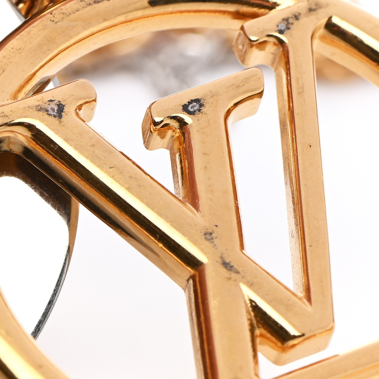 Louis Vuitton Louise Long Necklace Gold 9 of 10