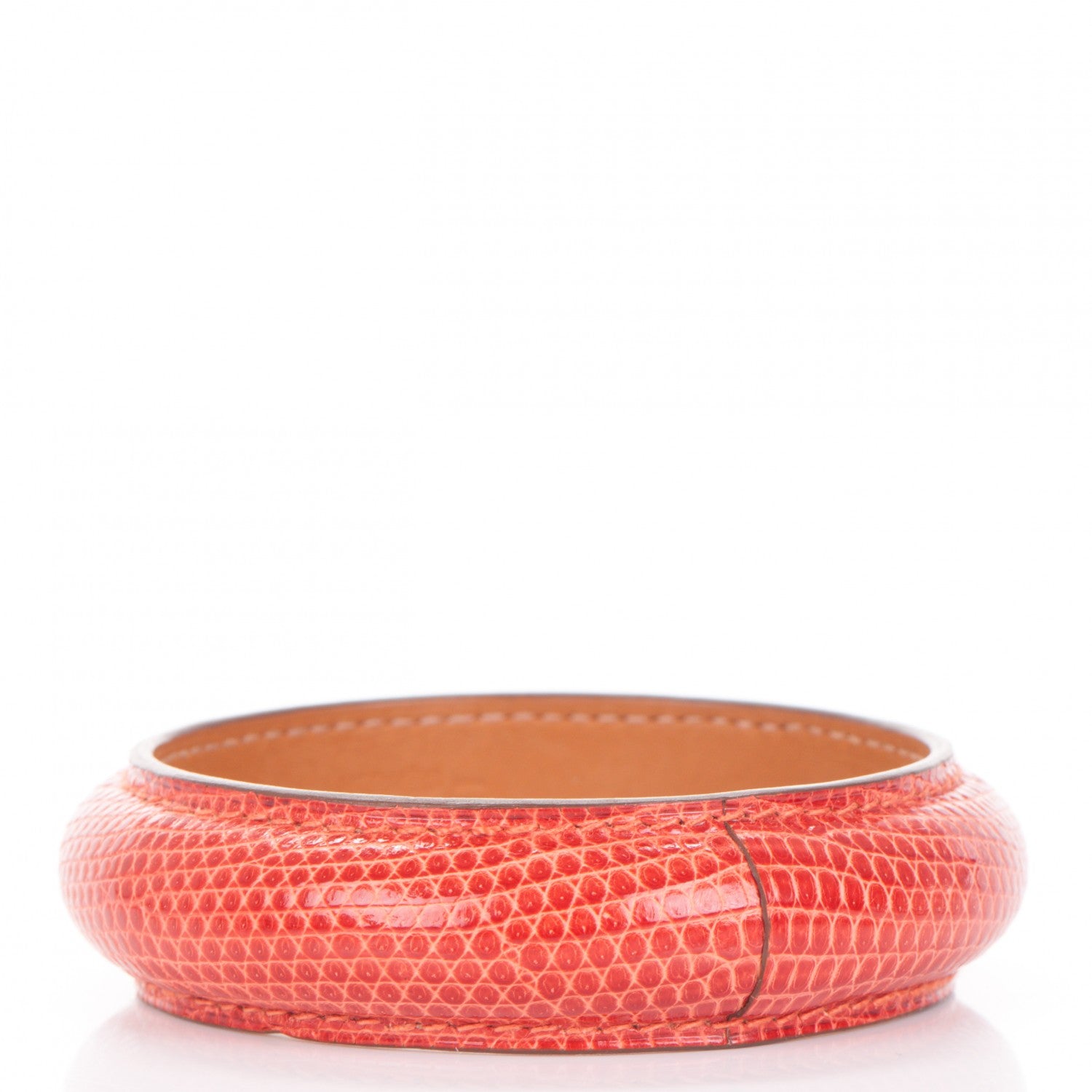 Hermes Lizard Small Astral Bracelet S Sanguine 3 of 5