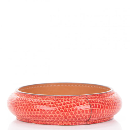 Hermes Lizard Small Astral Bracelet S Sanguine 3 of 5