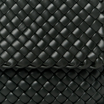 Bottega Veneta Nappa Intrecciato Small Cobble Shoulder Bag Dark Green 11 of 13