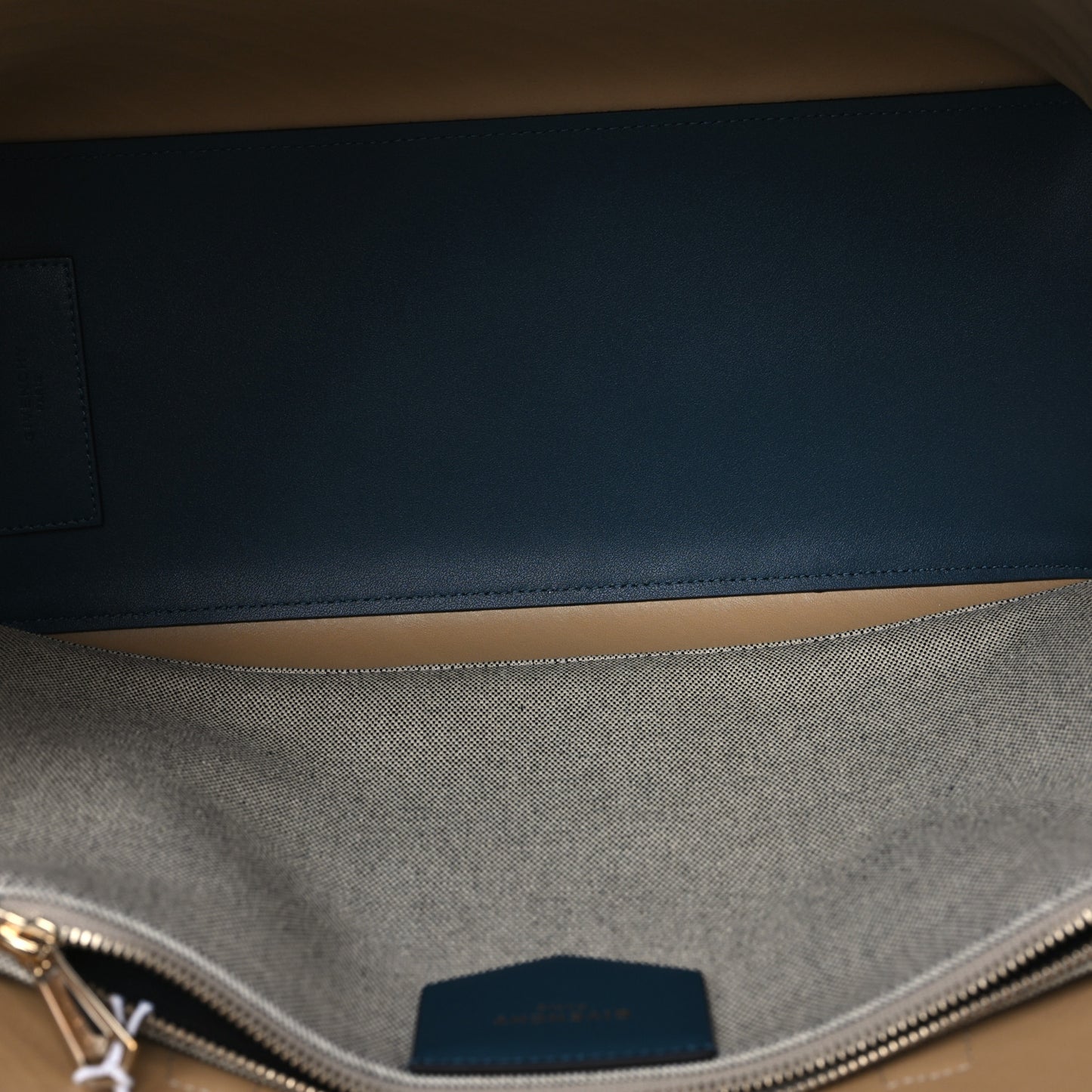 Calfskin Chain Embossed Medium Bond Shopper Tote Black