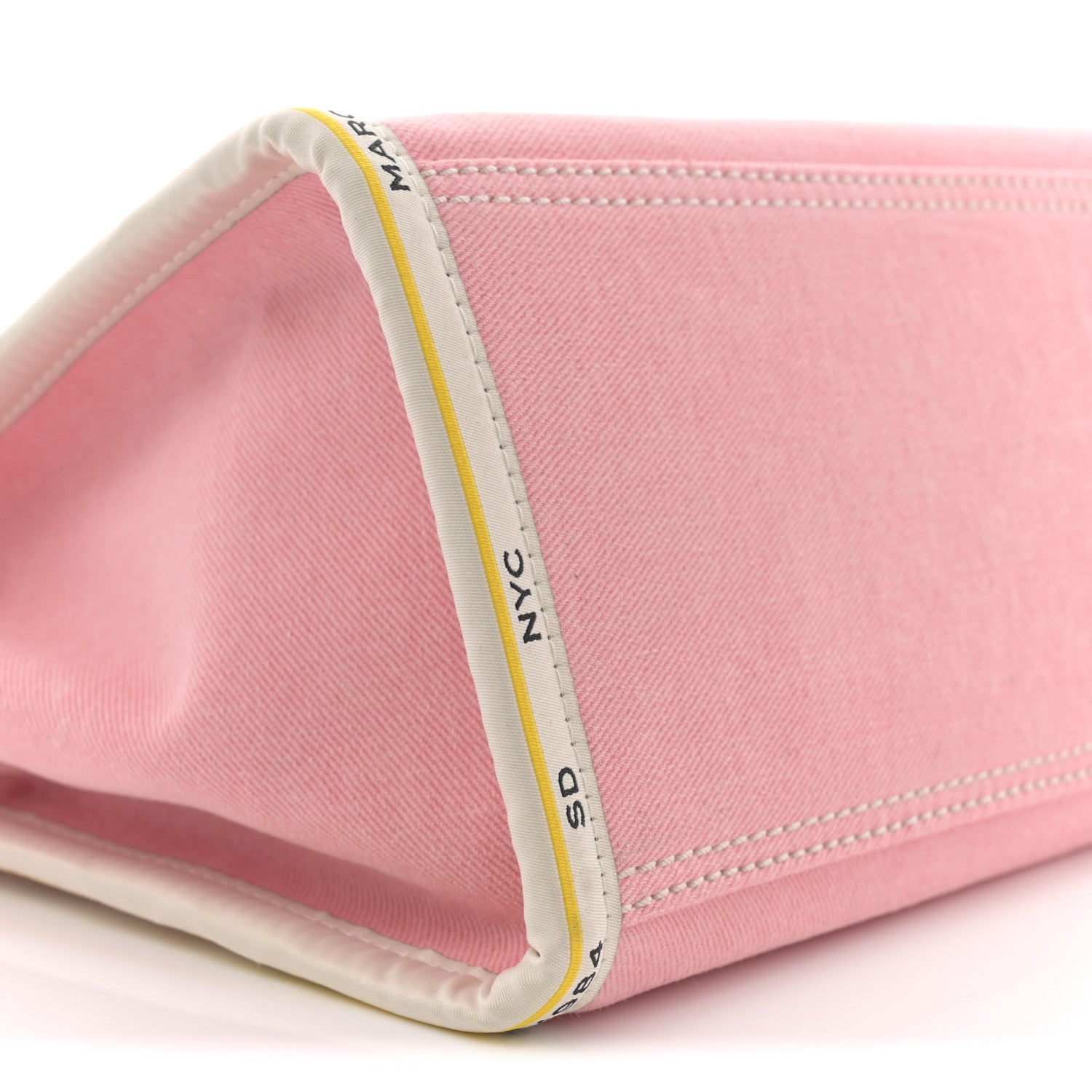 Marc Jacobs Denim Canvas Medium Chain Bag Ribbon Pink 9 of 11