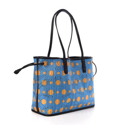 MCM Visetos Medium Anya Zip Top Shopper Tote Black 8 of 11
