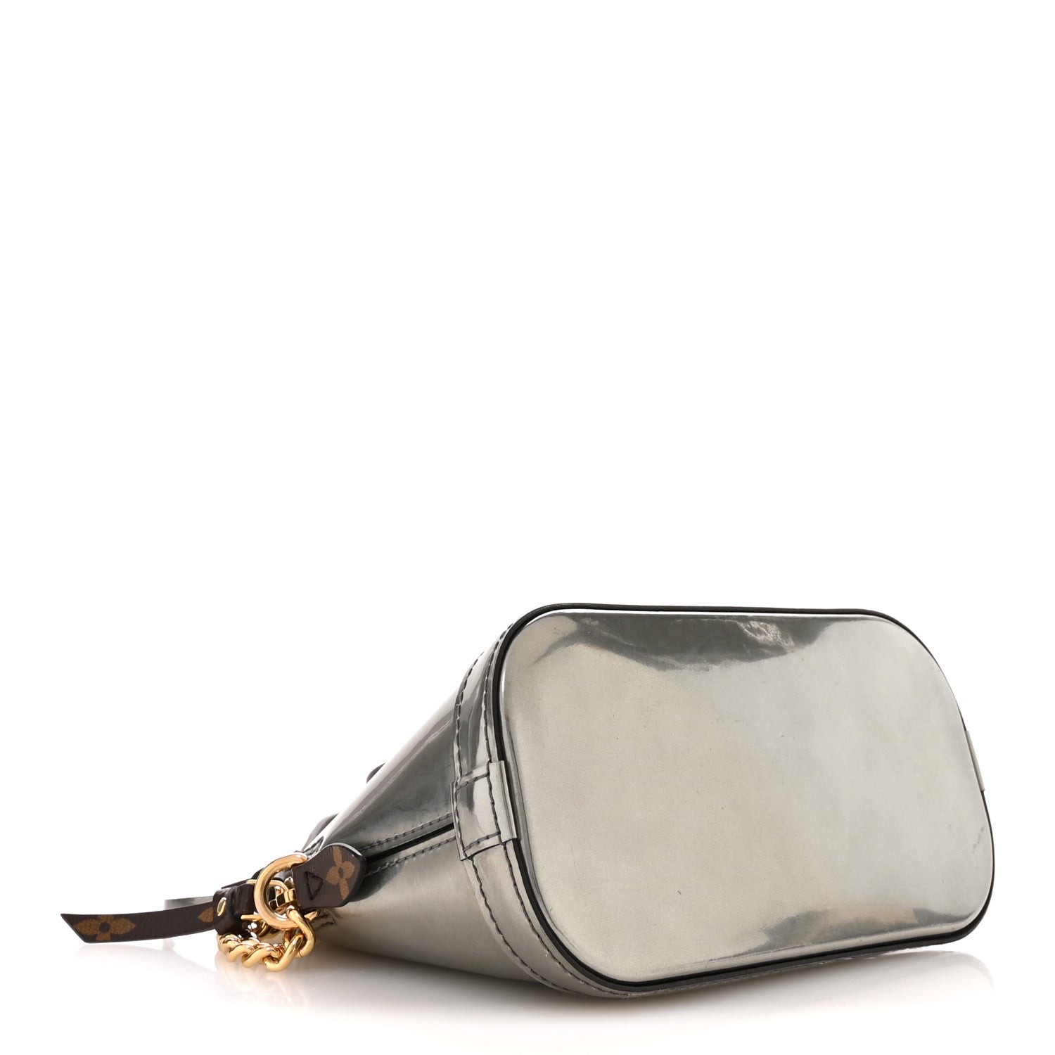 Louis Vuitton Patent Monogram Miroir Mirror Mini Alma Gris Metal 4 of 11