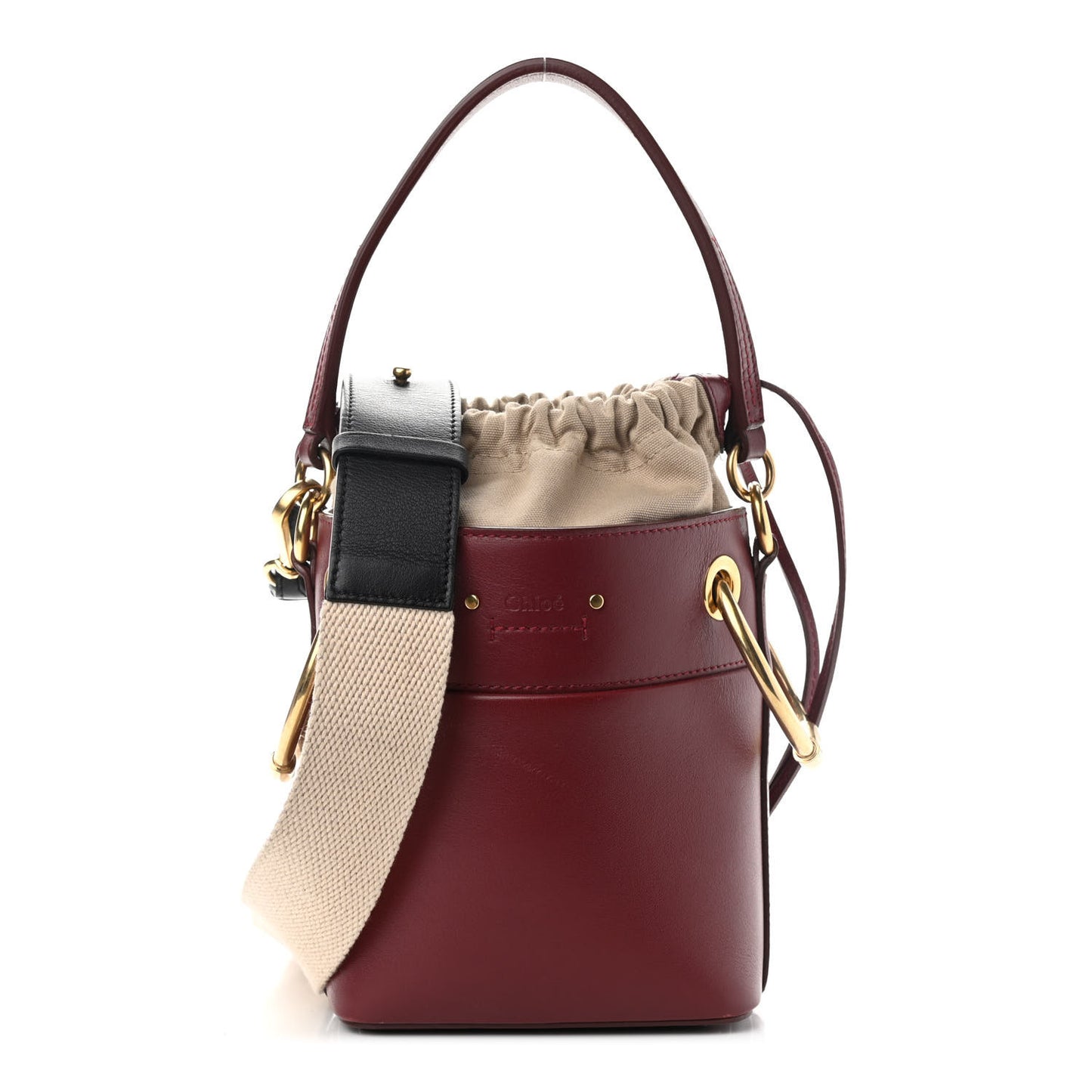 Smooth Calfskin Roy Bucket Bag Plum Purple