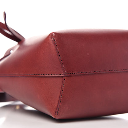 Mansur Gavriel Calfskin Mini Mini Bucket Bag Burgundy 6 of 9