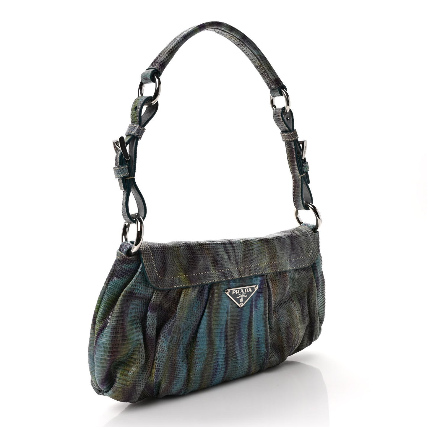 Snakeskin Alligator Shoulder Flap Bag Voyage