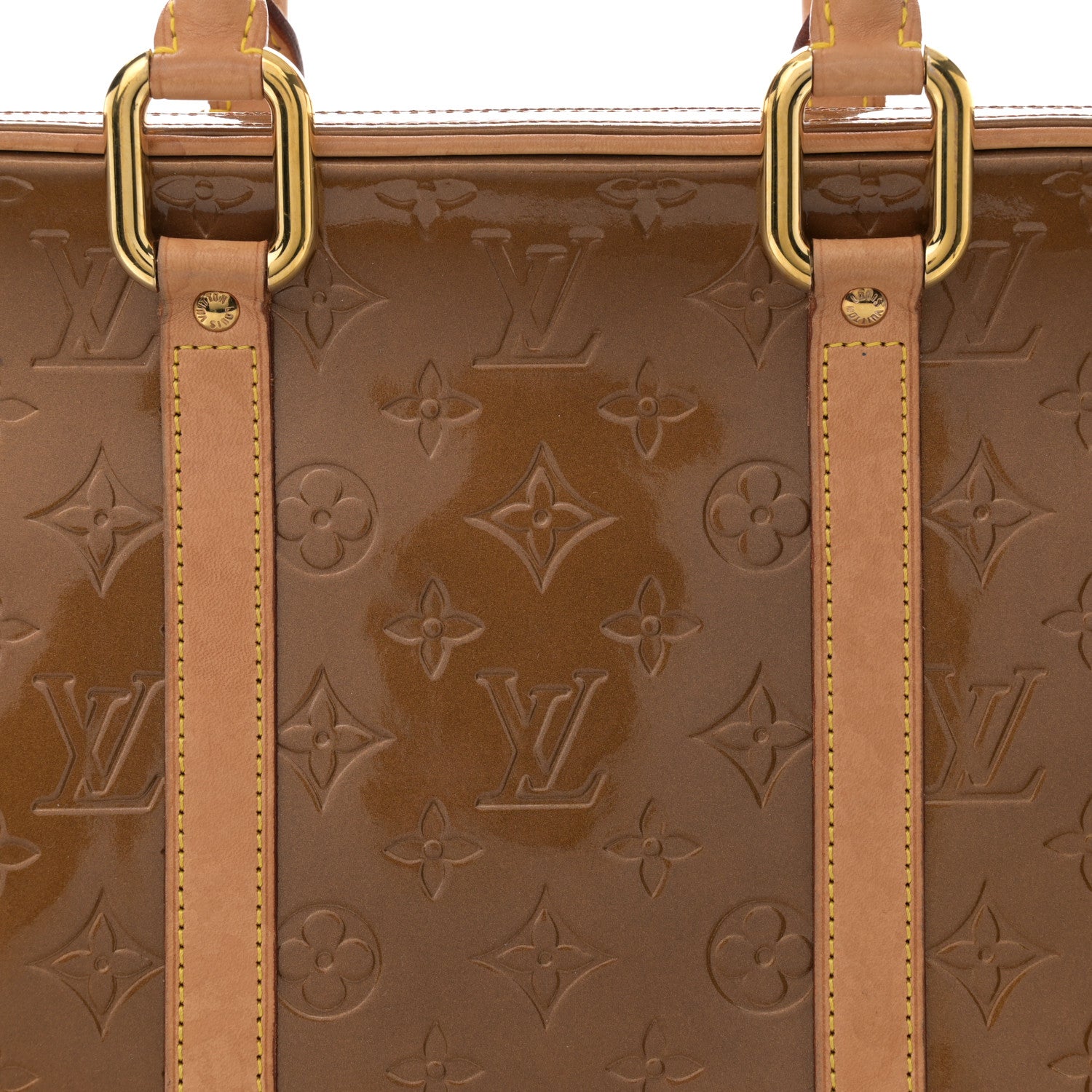 Louis Vuitton Vernis Vandam Briefcase Bronze 7 of 16