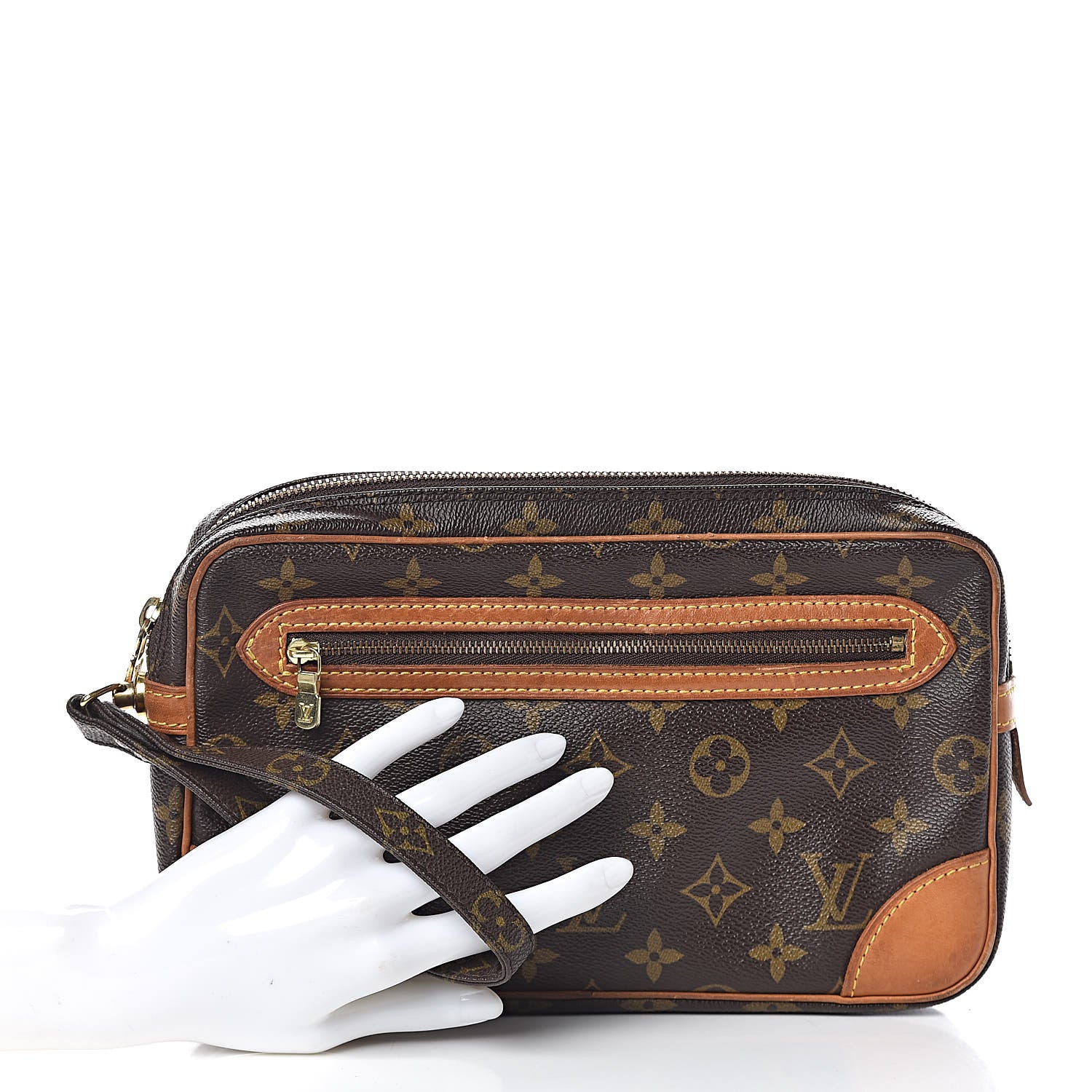 Louis Vuitton Monogram Pochette Marly Dragonne 26 2 of 14