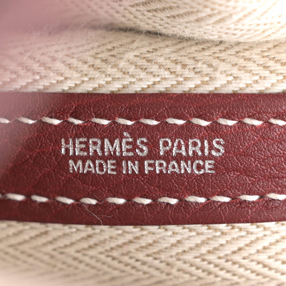 Hermes Negonda Garden Party Tote 36 MM Rouge H 6 of 11
