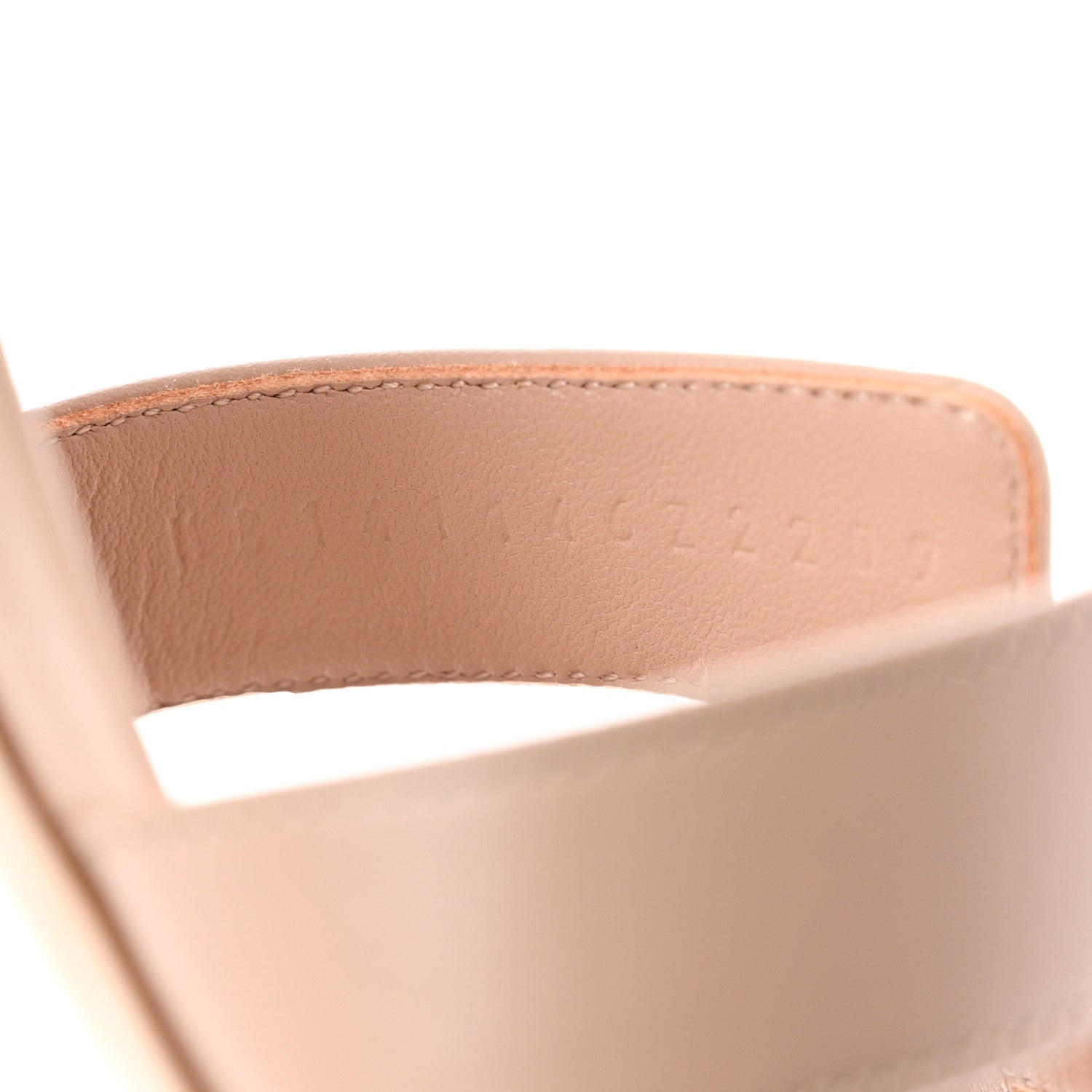 Hermes Calfskin Oasis Sandals 38 Beige Nude 8 of 9