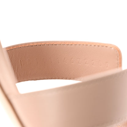 Hermes Calfskin Oasis Sandals 38 Beige Nude 8 of 9
