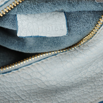 Celine Crisped Calfskin Small Tie Knot Tote Powder Blue 8 of 9