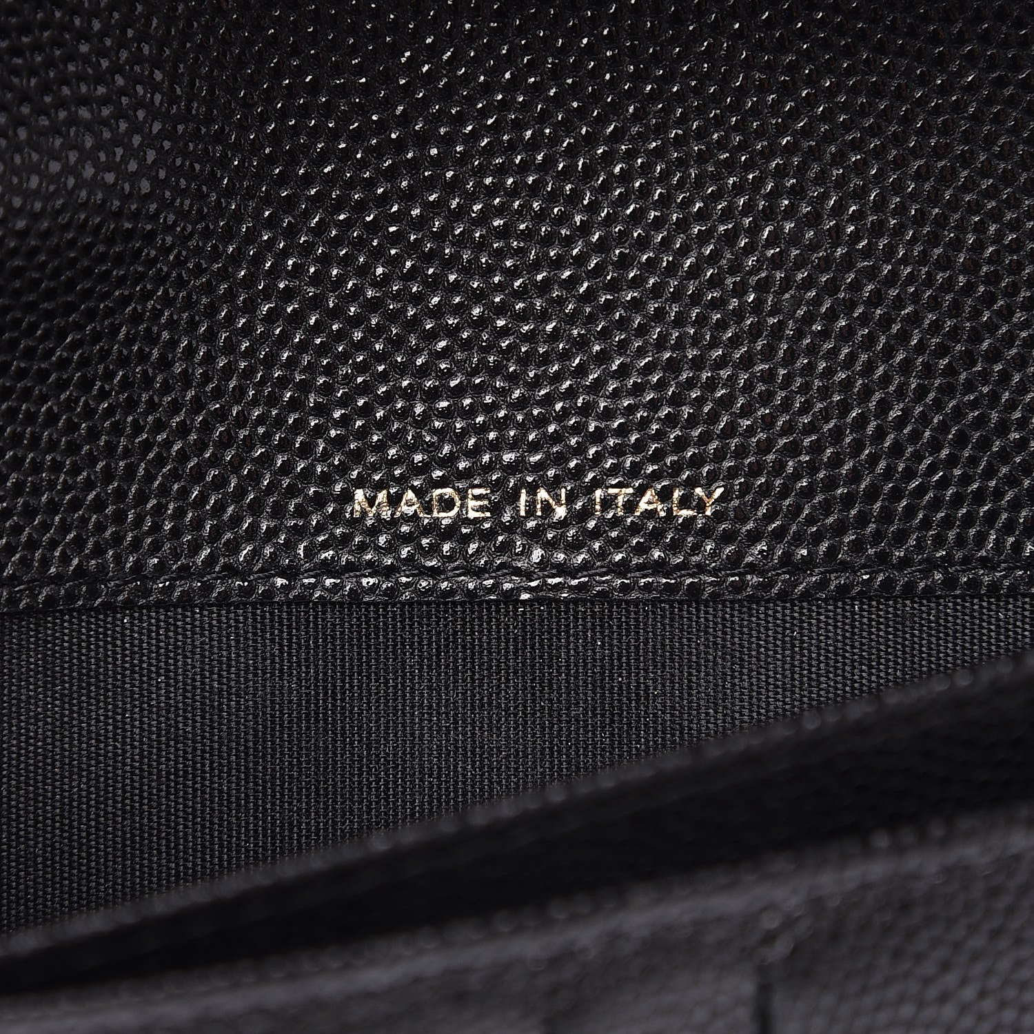 Chanel Caviar Stich Timeless CC Yen Wallet Black 7 of 10