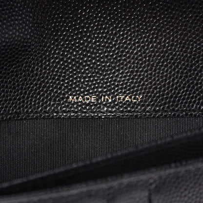 Chanel Caviar Stich Timeless CC Yen Wallet Black 7 of 10