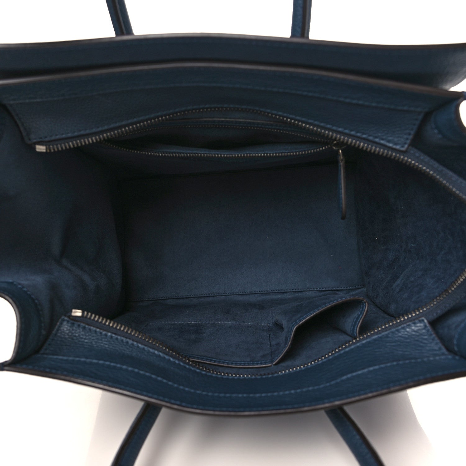 Celine Drummed Calfskin Mini Luggage Orage 4 of 7