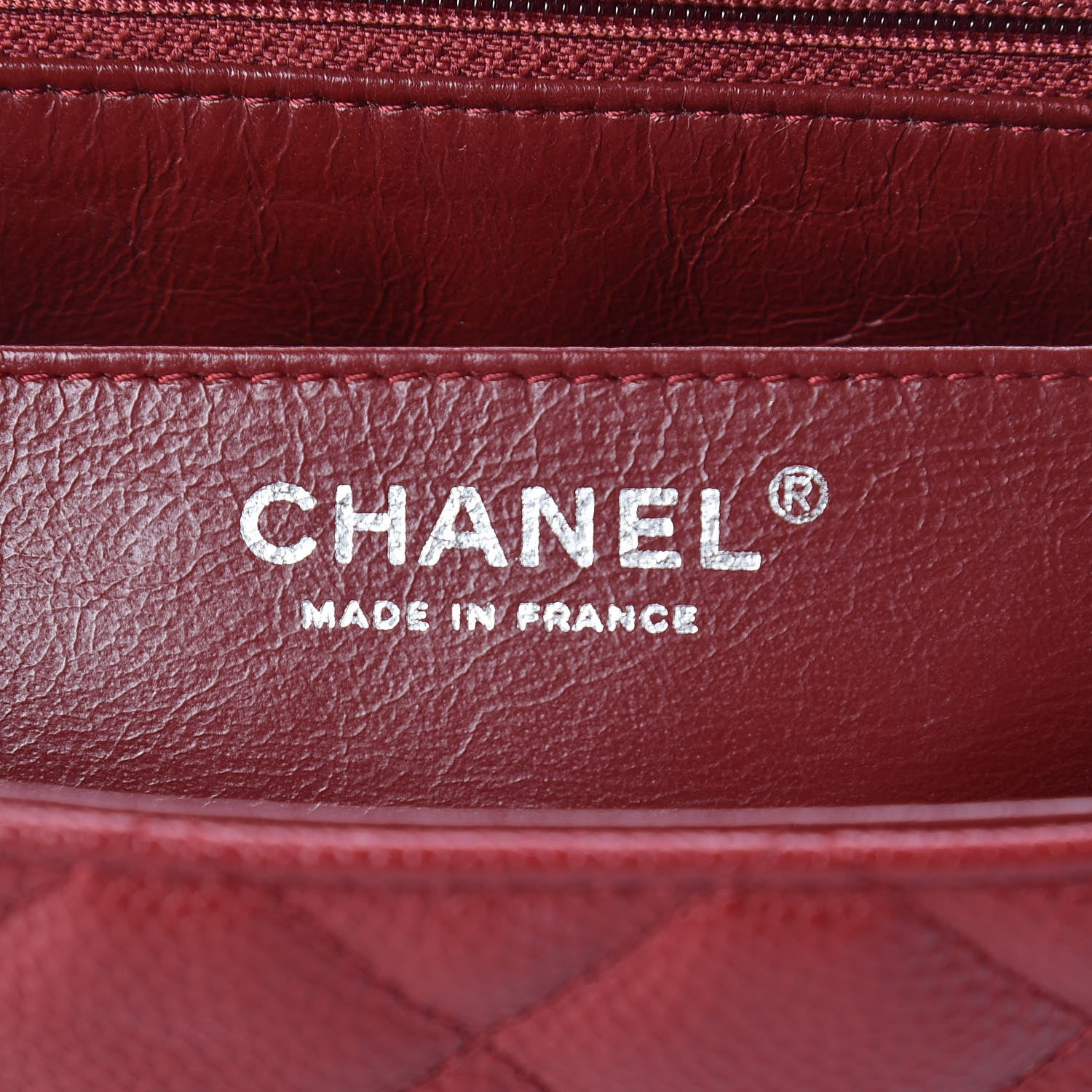 Chanel Caviar Quilted Jumbo Single Flap Red 8 of 12