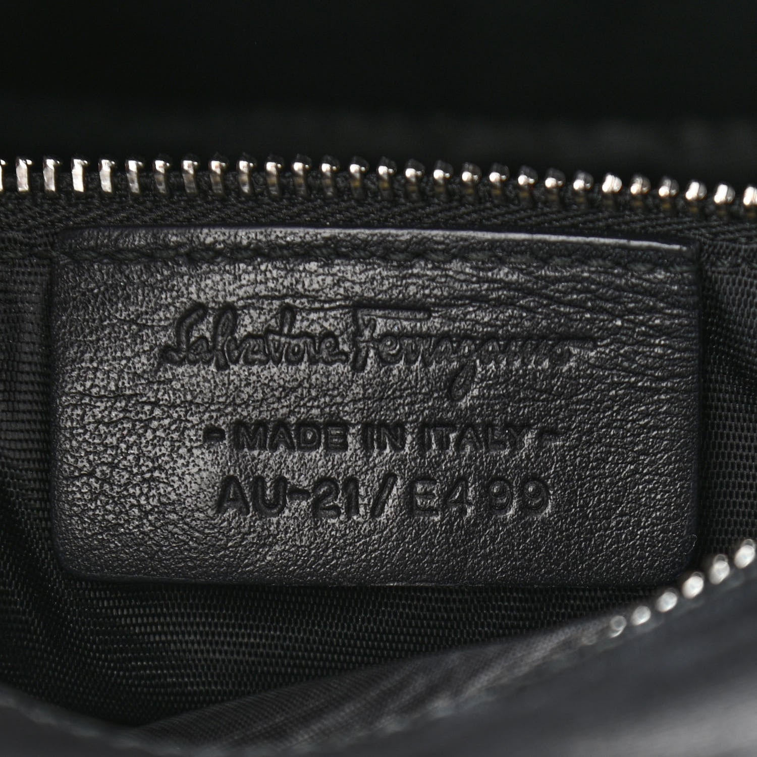 Salvatore Ferragamo Perforated Calfskin Patent Ginny Bow Crossbody Bag Black 7 of 15