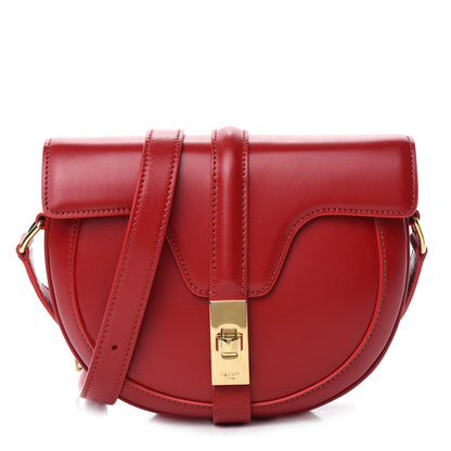 Celine Satinated Calfskin Besace Small 16 Red 1 of 11