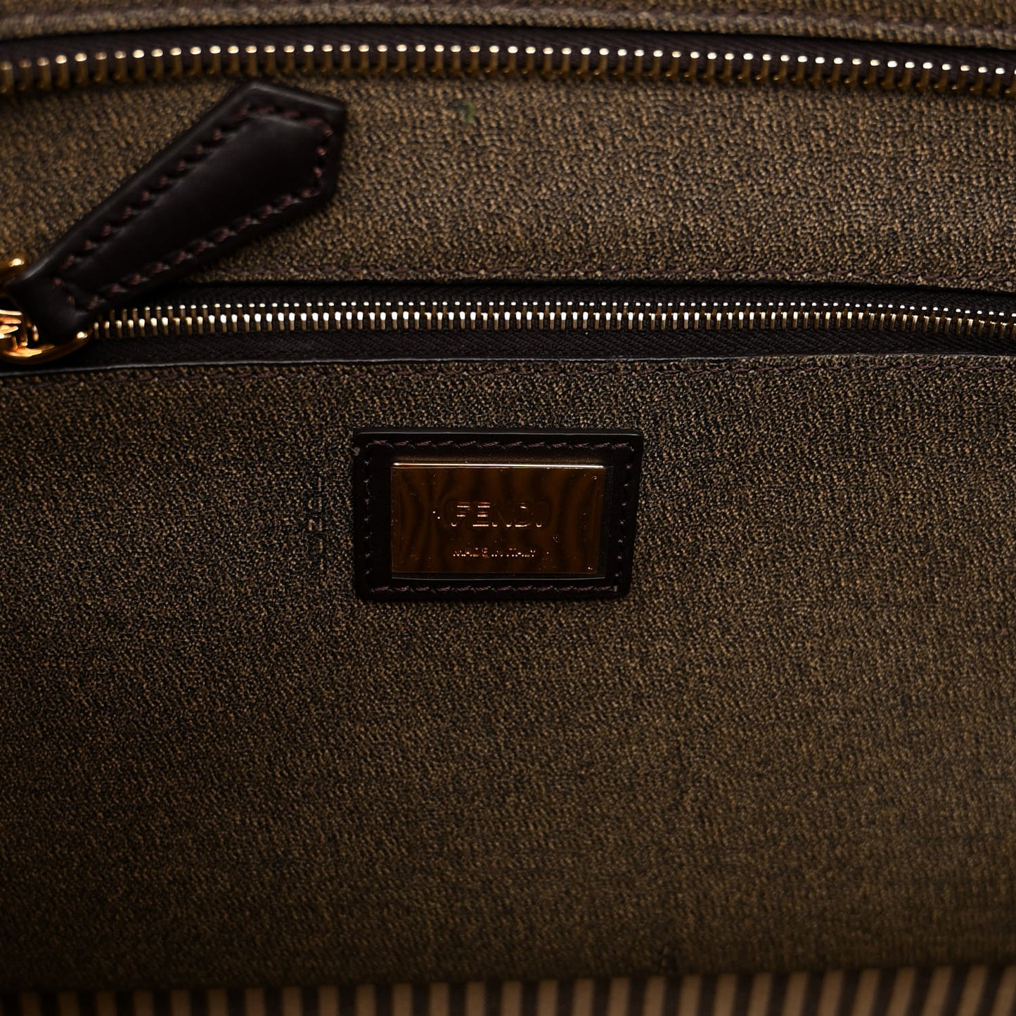 Zucca Spalmati Medium Roll Tote Tobacco Moro