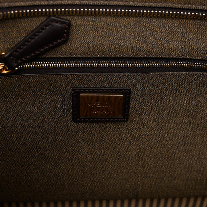 Fendi Zucca Spalmati Medium Roll Tote Tobacco Moro 6 of 9