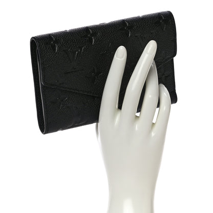 Louis Vuitton Empreinte Compact Curieuse Wallet Black 2 of 11