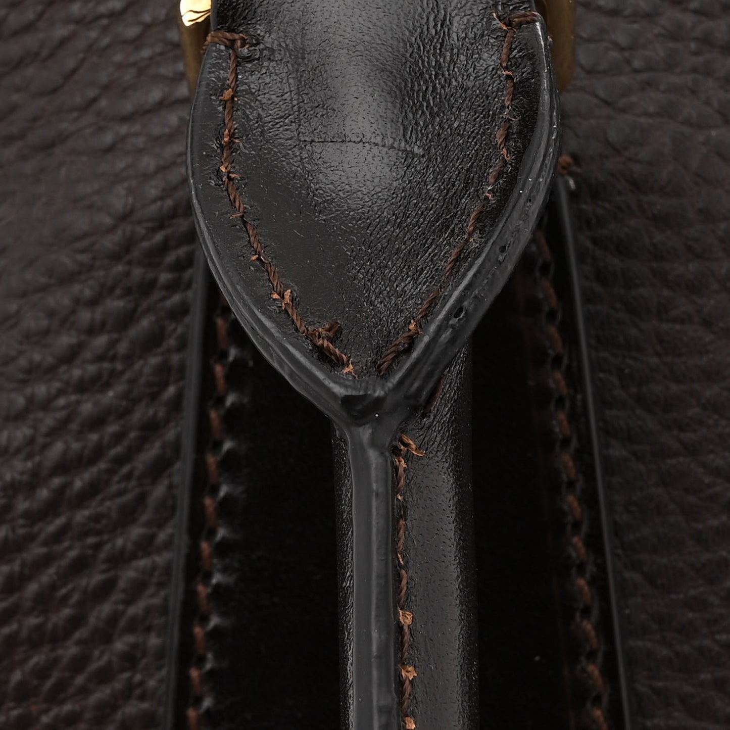 London Grainy Calfskin Medium Baynard Tote Brown