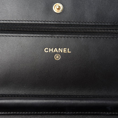 Chanel Aged Calfskin Lucky Charms Casino 2.55 Reissue Wallet on Chain WOC Black 6 of 11