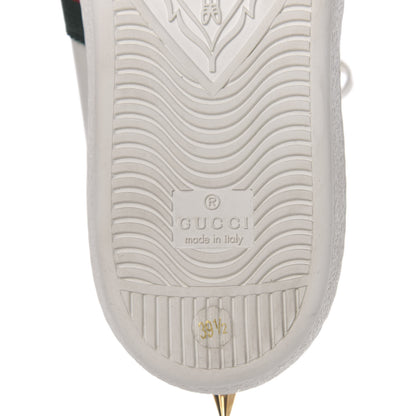 Gucci Calfskin Web Pearl Studded Womens Ace Sneakers 39.5 White 8 of 8