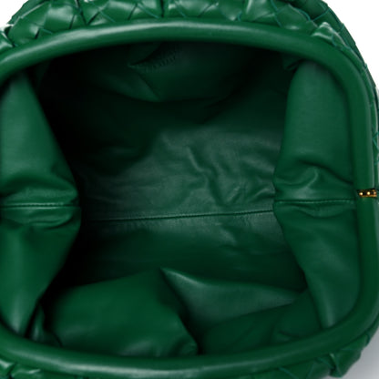 Bottega Veneta Nappa Maxi Intrecciato The Pouch Oversized Clutch Racing Green 5 of 8