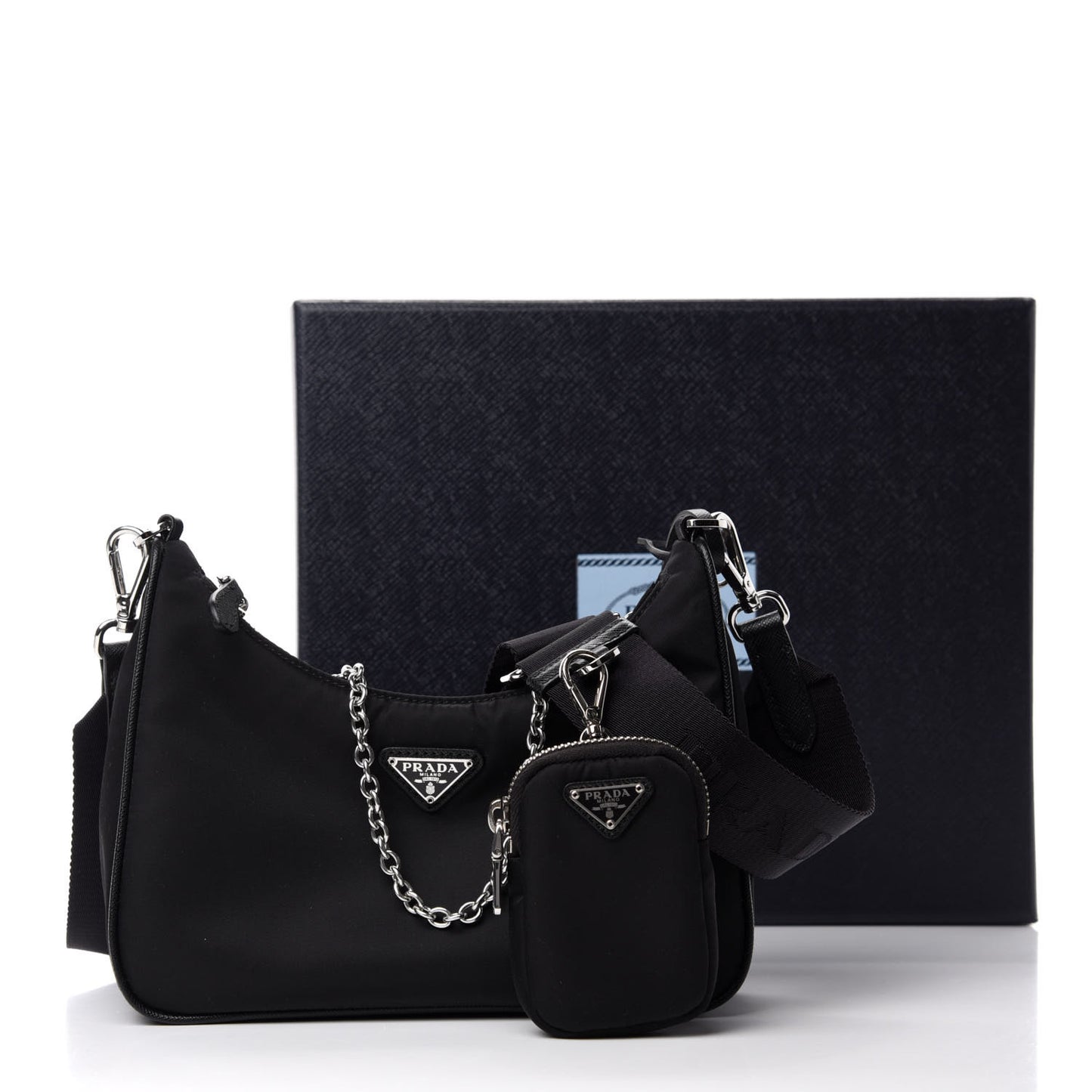Nylon Re-Edition 2005 Shoulder Bag Black