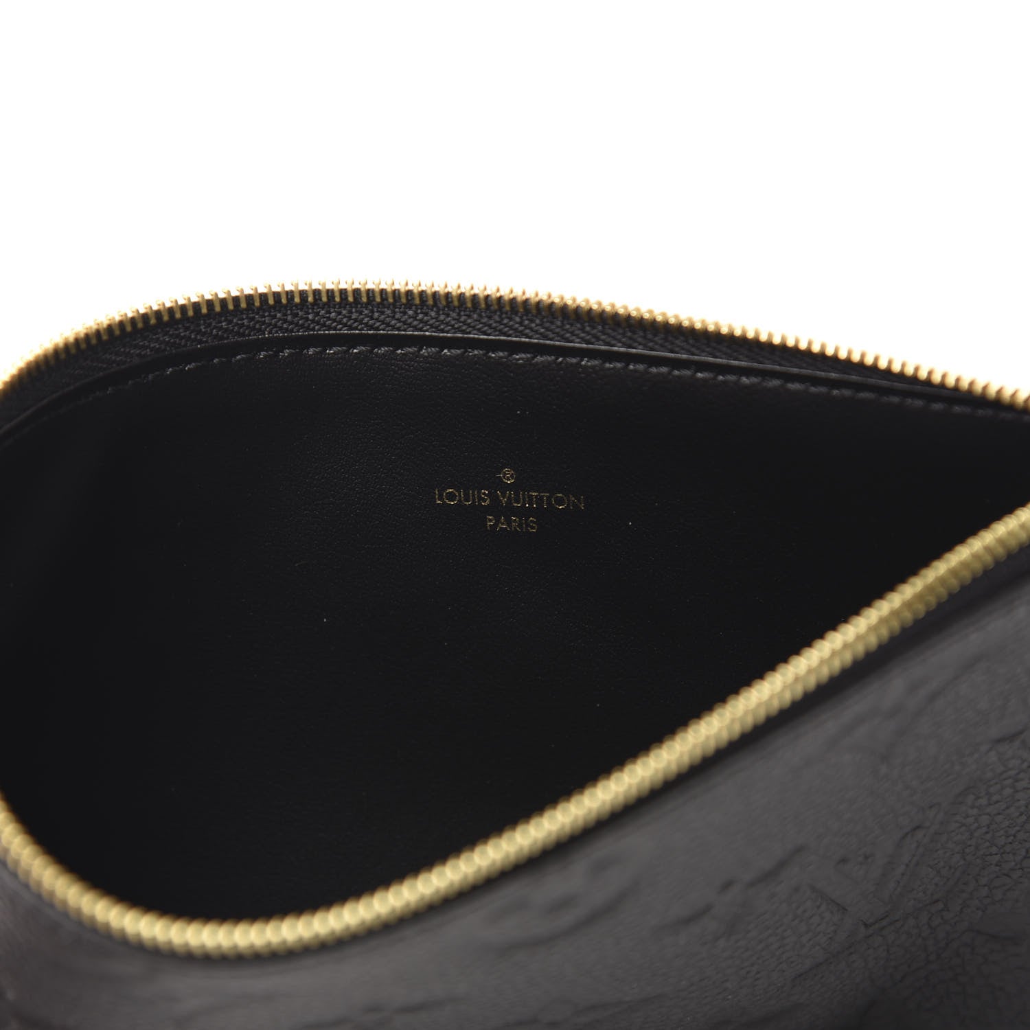 Louis Vuitton Empreinte Felicie Chain Wallet Zippered Insert Black 6 of 6