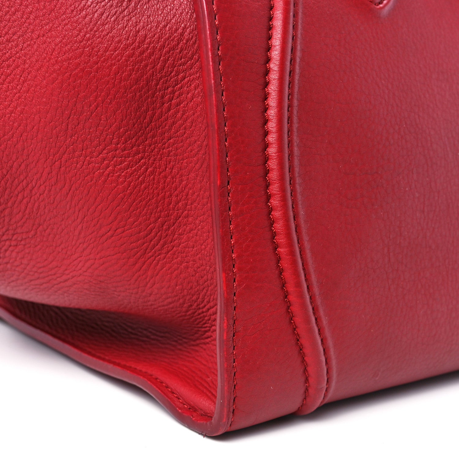 Celine Baby Grained Calfskin Medium Phantom Luggage Carmin 10 of 12