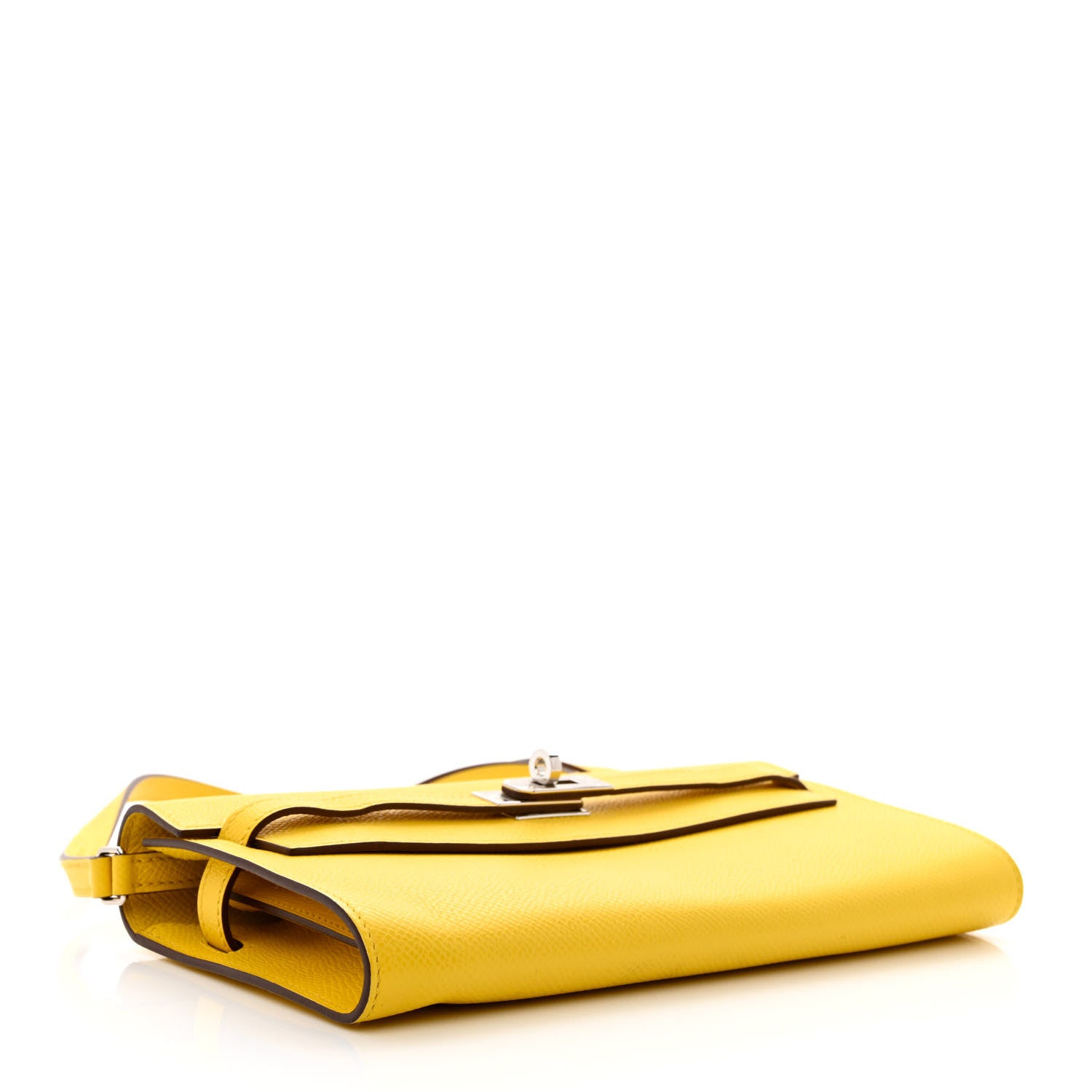 Hermes Epsom Kelly Wallet To Go Jaune De Naples 4 of 14