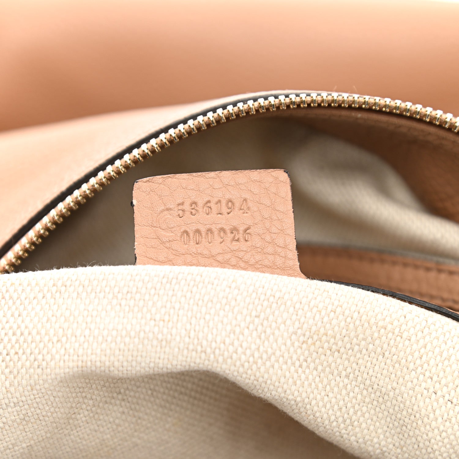 Gucci Pebbled Calfskin Large Soho Hobo Camelia 7 of 15