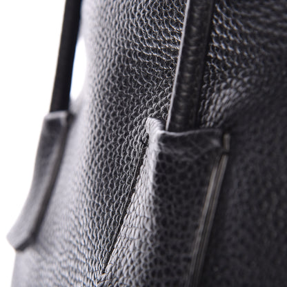 Burberry London Grainy Calfskin Medium Baynard Tote Black 9 of 9