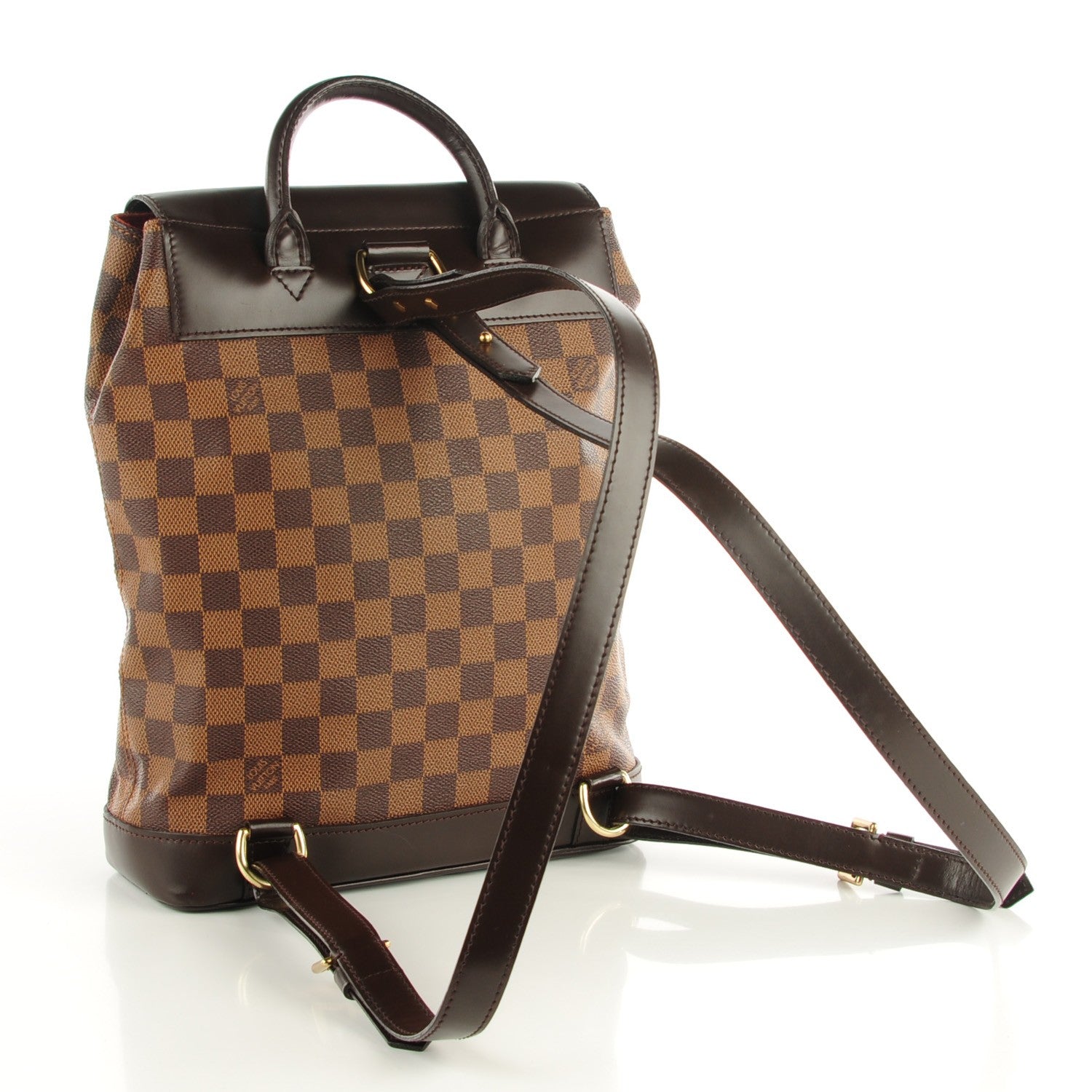 Louis Vuitton Damier Ebene Soho Backpack 3 of 6