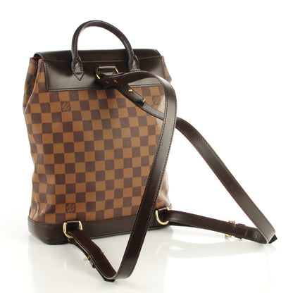 Louis Vuitton Damier Ebene Soho Backpack 3 of 6
