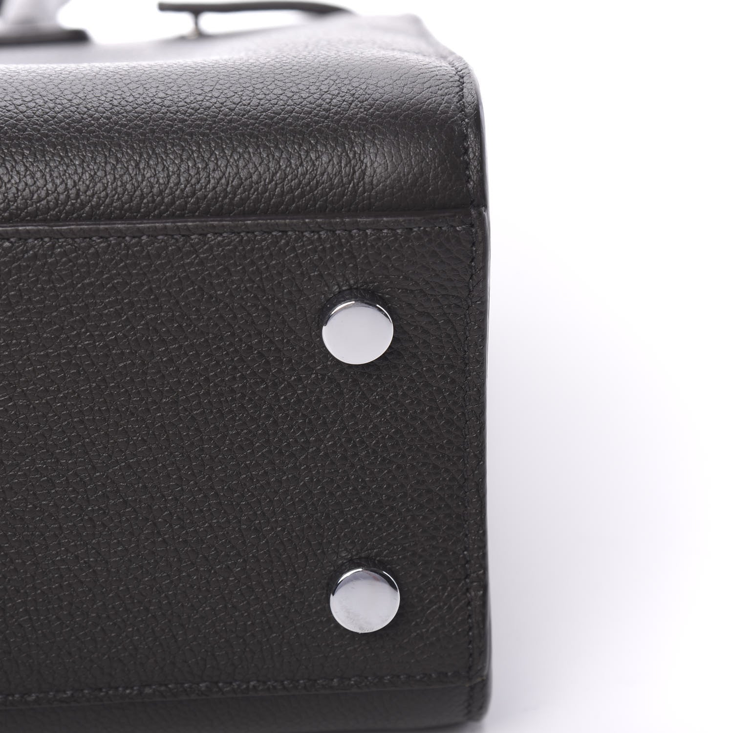 Saint Laurent Grained Calfskin Baby Sac De Jour Coal 8 of 13